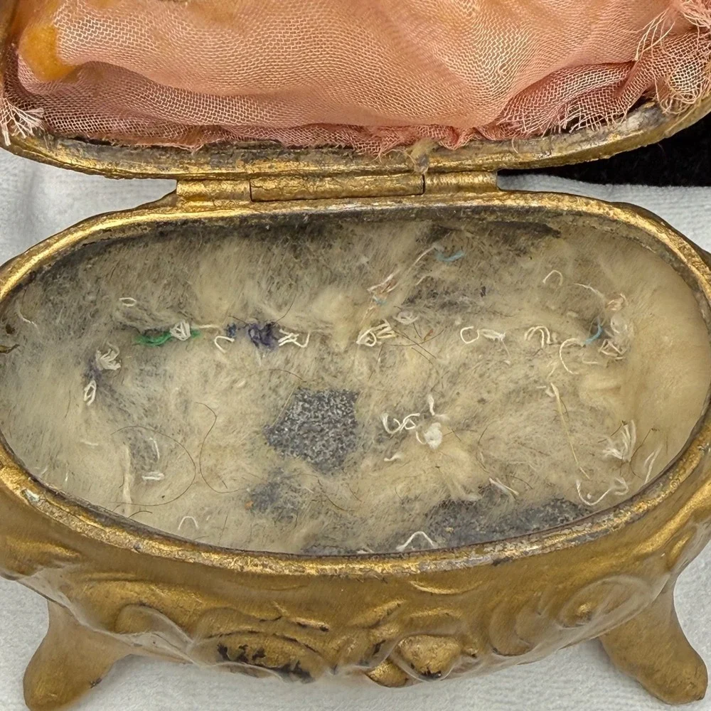 Vintage Art Nouveau Jewelry Box Casket